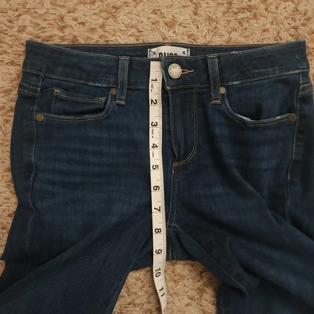 Paige Womens 26 Kylie‎ Crop Low-Rise Skinny Leg Blue Denim Jeans